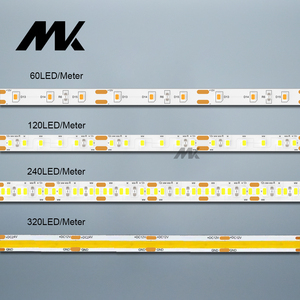 Intelligente Beleuchtung 120LEDs/m 2700K-3000K Einfarbiger SMD 2835 12V Warmweiß Adressierbarer LED-Hintergrund beleuchtungs streifen 24V Switch Controller - Product Image 5