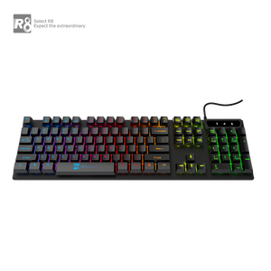 Fábrica profesional al por mayor 104 teclas LED USB con cable Teclado para juegos de computadora de tamaño completo - Product Image 2