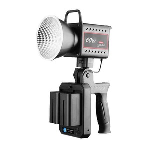 Faretto palmare 60W con 2 pezzi 4400mAh-7800lm illuminazione a uscita continua per Vlog foto Studio Film Live Streaming - Product Image 1