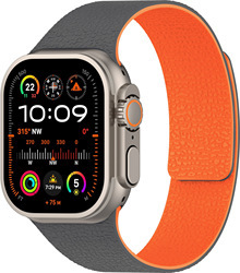 Gray + orange