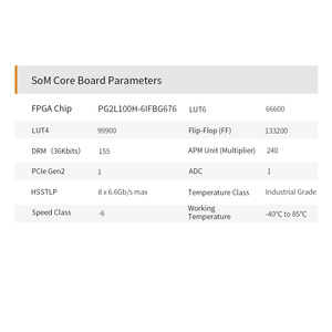 AXP100B PANGOMICRO Logos2 PG2L100H Kit de evaluación de placa de desarrollo FPGA Fibra óptica con componentes de alta calidad - Product Image 5
