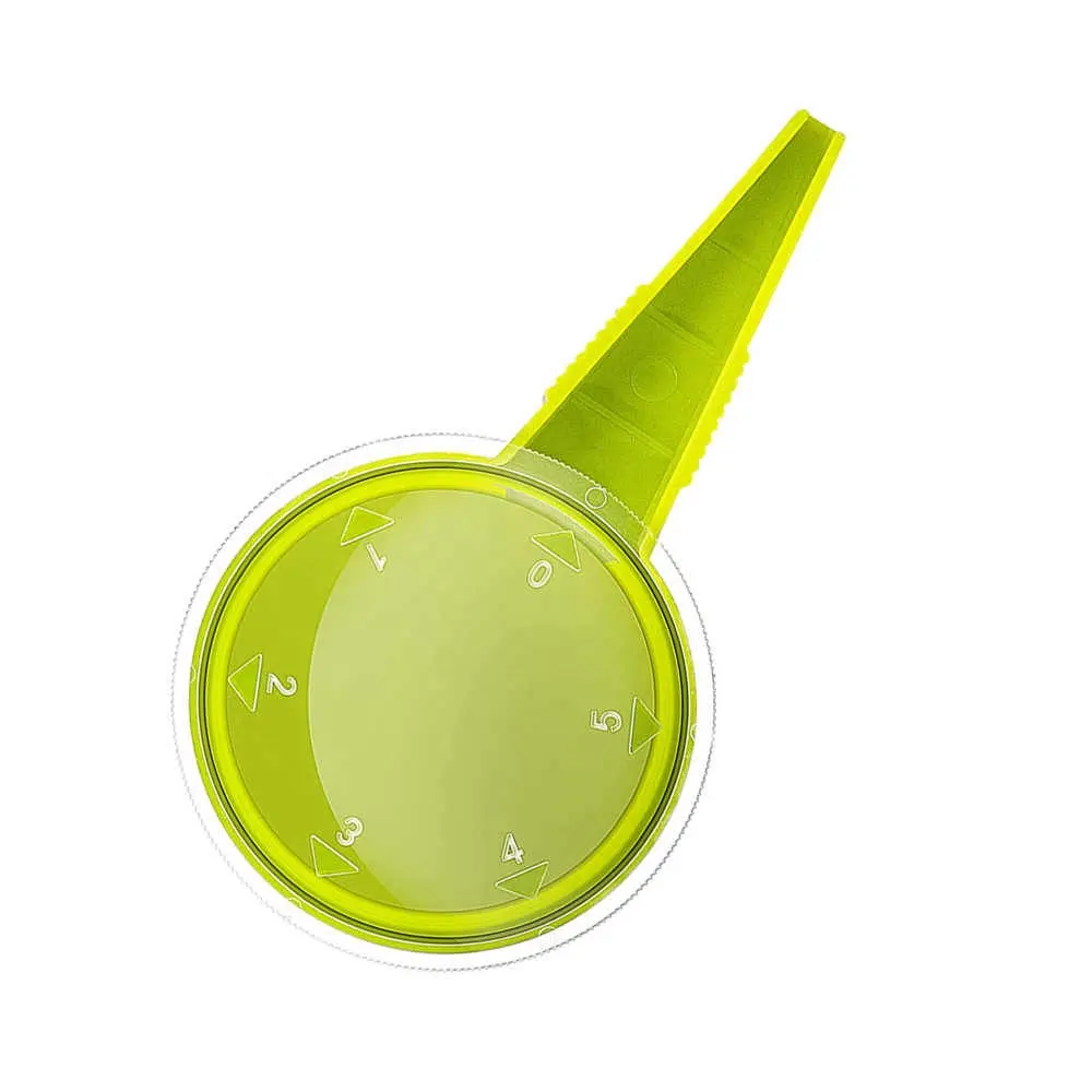 Semoir vert fluorescent ensemble d'outils de jardinage réglable jardinage perforateur en plastique croisement nouveaux produits