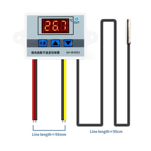 Digitaler LED-Temperatur regler 10A Thermostat-Steuersc halter Sonde mit wasserdichtem Sensor XH-W3002 12V /24V / 110V-220V - Product Image 4