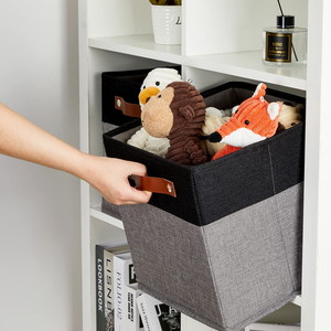 12 X 12 X 12 Inch Fabric <strong>Storage</strong> <strong>Cubes</strong> For Organizing,Collapsible Foldable Linen Canvas Closet <strong>Storage</strong> Bins Fabric <strong>storage</strong> <strong>cubes</strong> - Product Image 6
