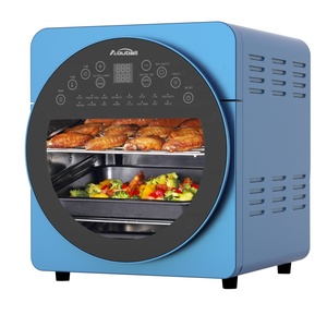SS or SPCC Oil-Free Air Fryer with 3-Layer Square <strong>and</strong> Award-Winning Visible Circle LCD Glass Panel Special Digital Touch Oven - Product Image 1