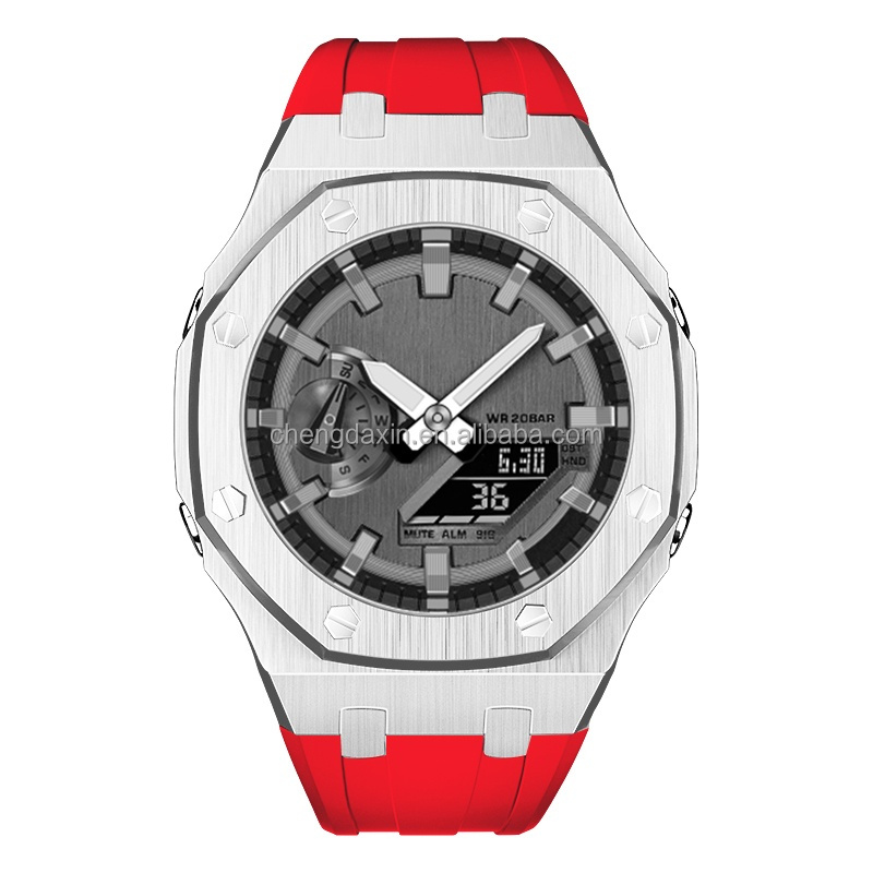 silver-red