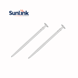 Solar Panel Bracket System with Ground Screw Post Ground Anchor for Efficient Solar <strong>Mounting</strong> - Product Image 1