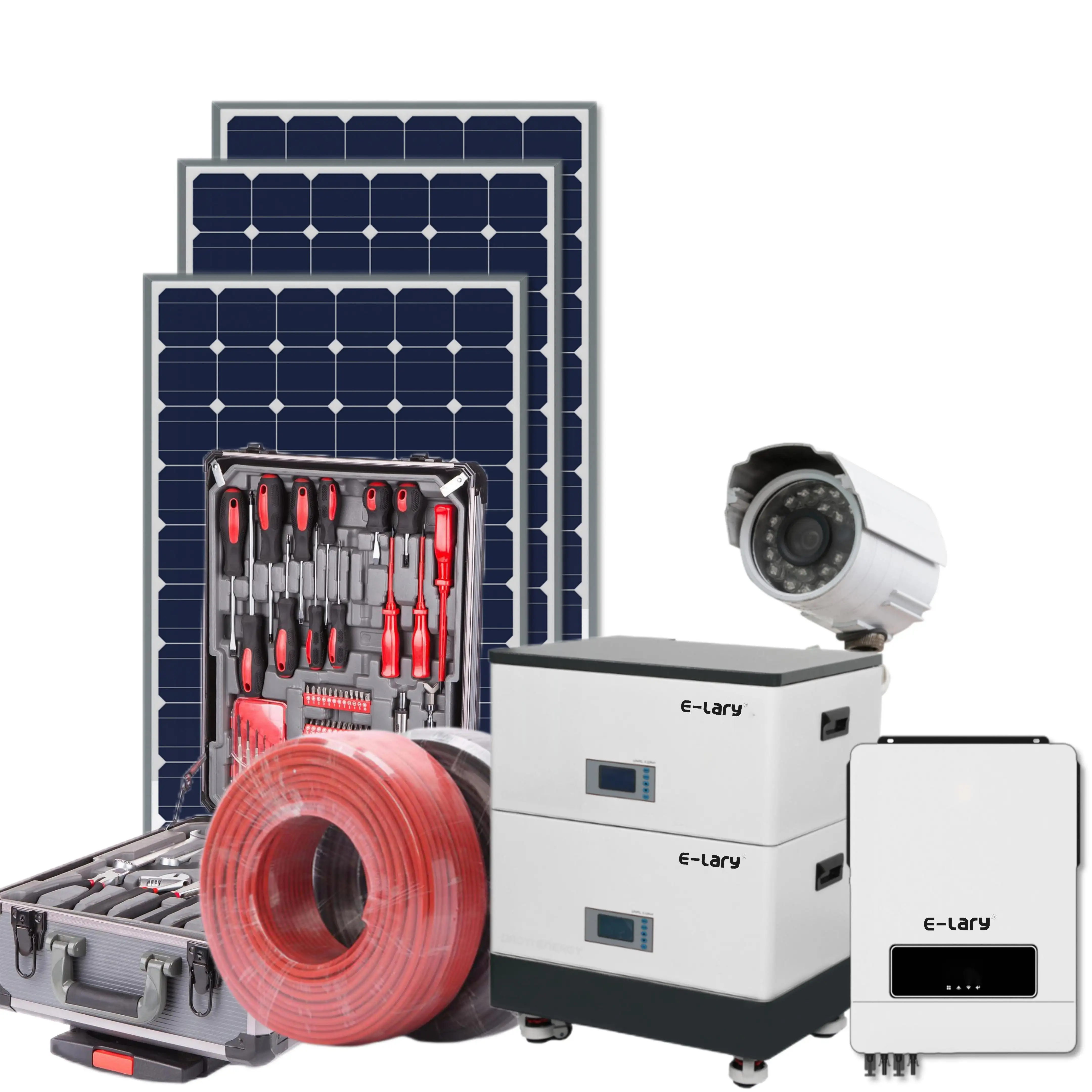 El sistema solar de batería de litio para el hogar comprende paquetes de baterías de pila de energía personalizados diseñados para ofrecer una solución de respaldo de batería para el hogar