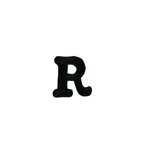 爆炸性英文字母3D平绣贴纸电脑刺绣打底贴面料定制标志刺绣 - Product Image 4