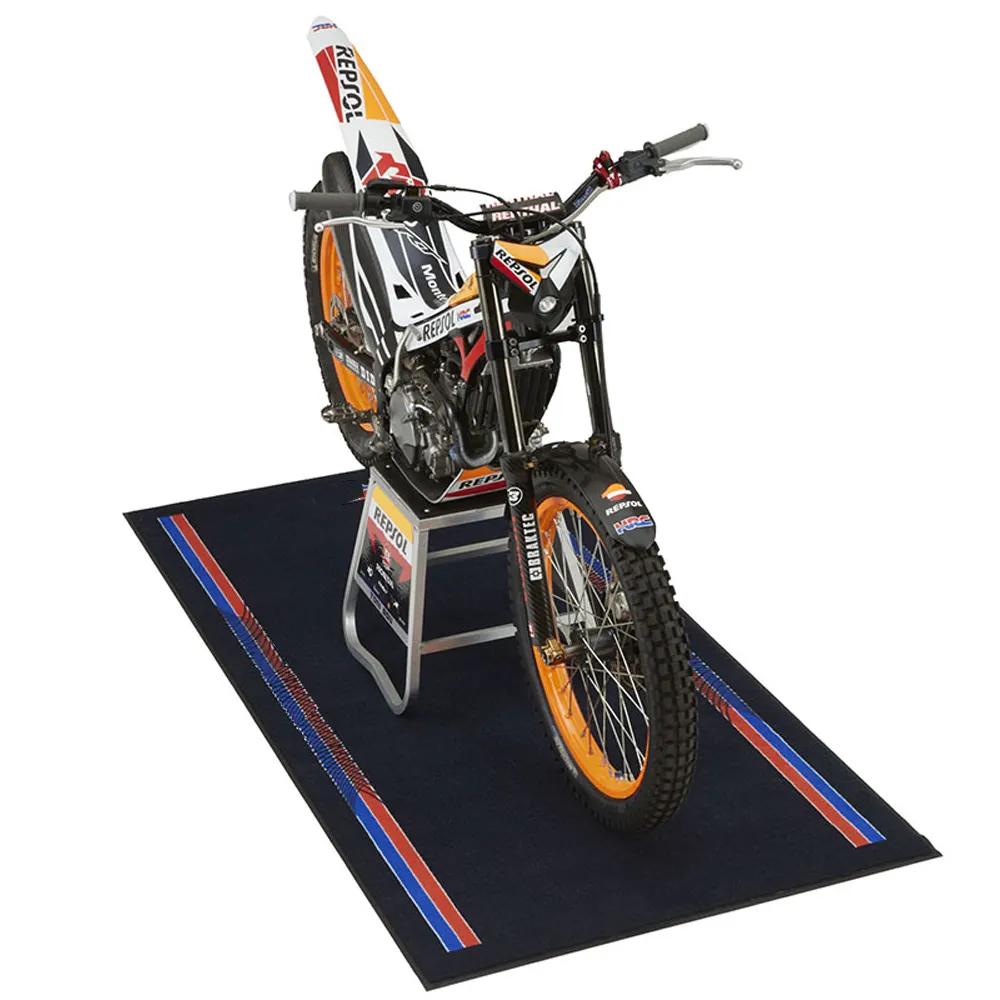 Tapis d'exposition de moto, imprimé personnalisé, antidérapant, tapis de sol pour Garage de voiture