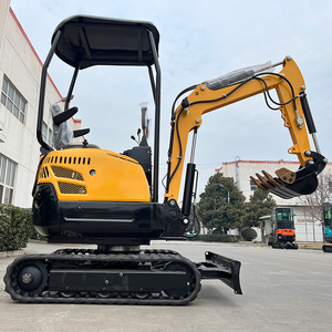 工程小微挖13型排水管道施工小钩机农村施工小型挖掘机