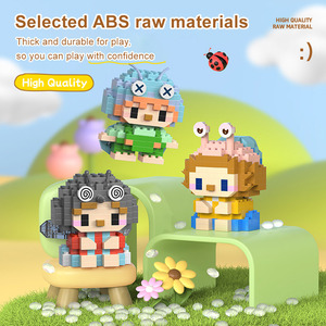 Durevole ABS per bambini blocchi di costruzione insetto fata serie divertimento senza fine per 2-4 anni set includono modelli e figure di Robot e auto - Product Image 6