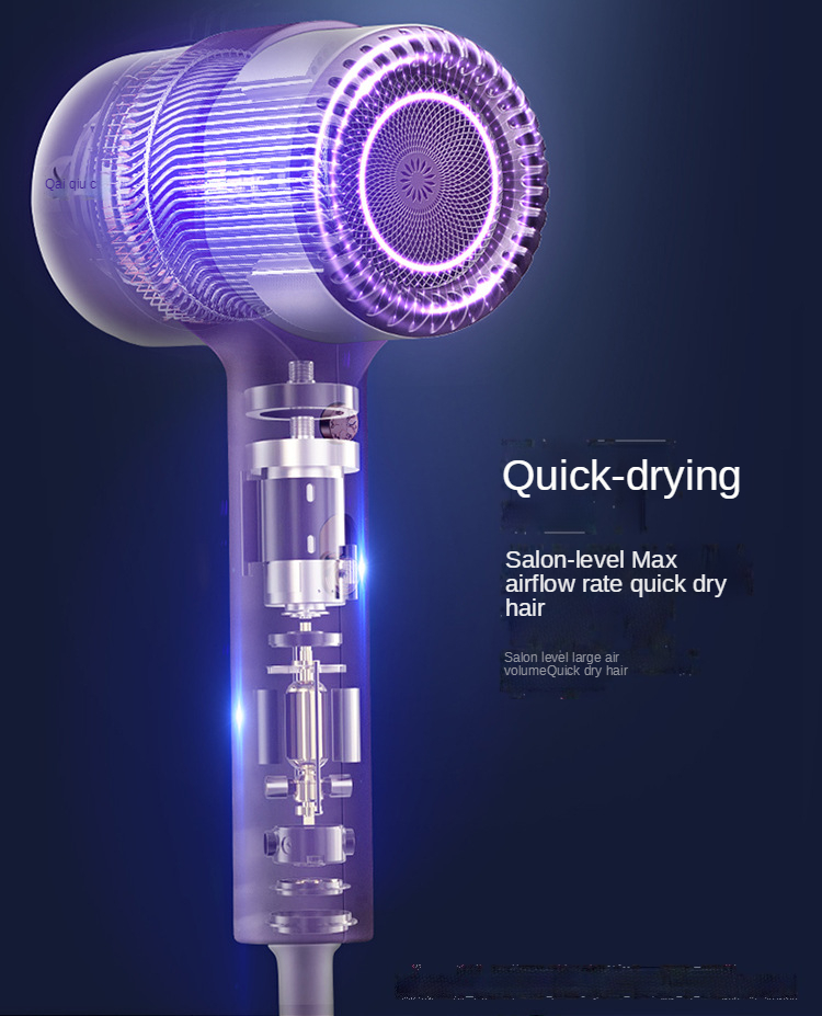 Hot sale new design negative ion hair dryer portable 220V Blu-ray mini hair dryer home dormitory wholesale gift drop shipping