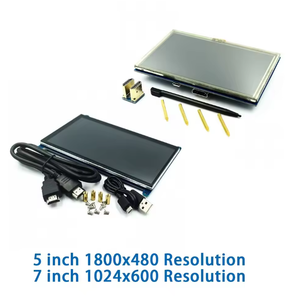 Lampone Pi 3/4 5 pollici 7 pollici LCD HDM1 5 pollici 800x480 HD risoluzione 7 pollici 1024x600 UHD risoluzione capacitivo Touch Screen - Product Image 6