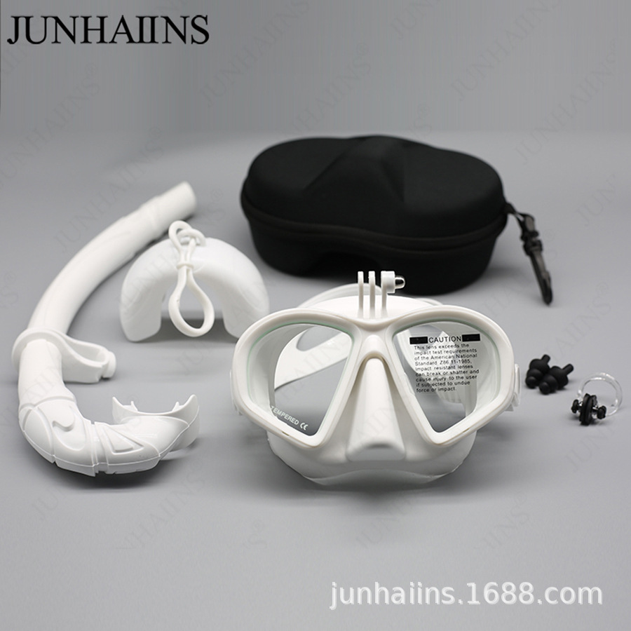 White four-piece set with stand