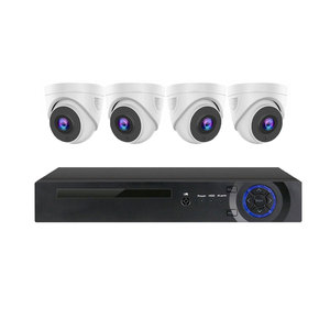 4CH H.265视频压缩POE NVR 4通道5MP高清，带红外切割夜视P2P网络POE知识产权摄像机套件 - Product Image 1