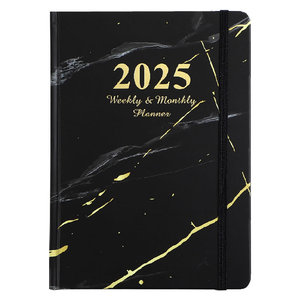 Custom A5 Pu Planner 2025 <strong>Notebook</strong> Printing <strong>Dated</strong> Daily Weekly Leather <strong>Notebook</strong> Planner - Product Image 1
