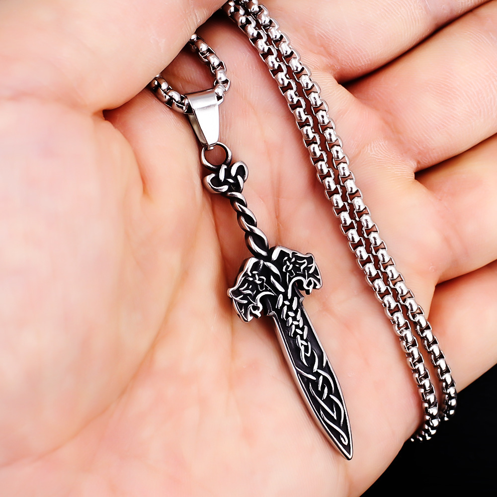 silver Sword saint steel chain