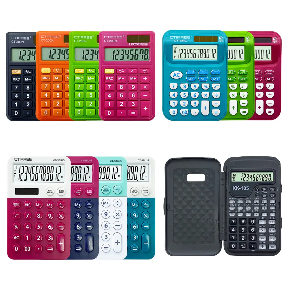 Cep Mini küçük hesap makinesi Calculatrice Taschenrechner Calculadora sevimli 8 10 12 basamak güneş pembe renkli Mini hesap makineleri