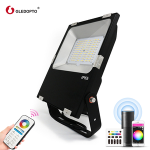 Gledopto60W屋外プロジェクト-ライトランプIP65スマートコントロールrgb <span class=keywords><strong>cct</strong></span>は、景観テーマパークを緑化するためのフラッドライトを主導しました