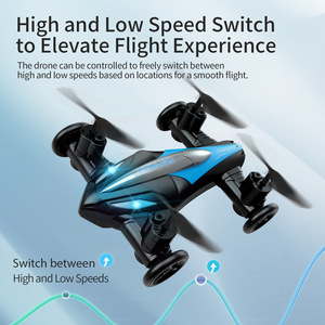 HOSHI JJRC H103 RC Дрон 2 в 1 воздух-земля летающий автомобиль RC Квадрокоптер Дрон RTF с удержанием высоты один ключ возврат без головки - Product Image 6