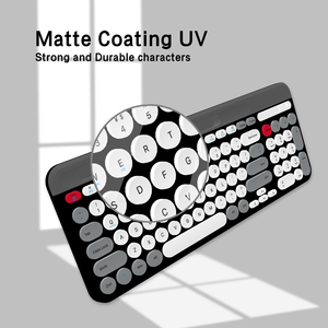 Private Mould 98 Keys 2.4Ghz Wireless BT5.0 <strong>Keyboard</strong> Computer <strong>Keyboard</strong> Round Keycap Multi Devices with Slot for Win/<strong>iOS</strong>/Android - Product Image 6