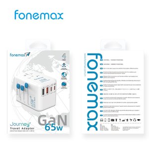 65W Toàn Cầu Phổ Gn 65W Sạc Cho Du Lịch Đa Chức Năng USB Nhanh Chóng Sạc Đầu Ổ Cắm Sạc Du Lịch - Product Image 3