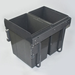 Armario de cocina integrado, cubo de basura extraíble debajo del fregadero, cubo de basura incrustado, cubos de basura, cubo de basura oculto, contenedor de basura - Product Image 1