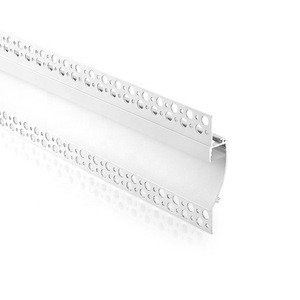 Sıva gömme montaj LED alüminyum profil led şerit ışık led alçıpan profil kanalı - Product Image 5