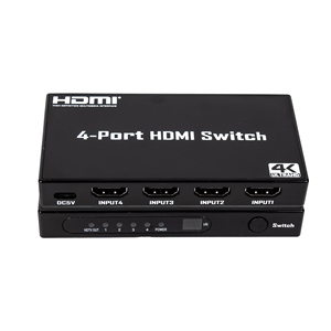 4K for <strong>HDMI</strong> 3/4/<strong>5</strong> Port <strong>Switcher</strong> Box <strong>5</strong> in <strong>1</strong> Out HDMI1.4 Video Splitters &amp; Converters with IR Remote Support for 4K 30HZ RGB HDR10 - Product Image 5
