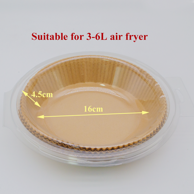 Papel redondo de La freidora del aire del 16cm