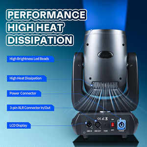 150W LED Di Chuyển Đầu Đèn Sân Khấu Rgbw Disco DJ Đám Cưới Nhà Hát Chiếu Sáng Dmx512 Kiểm Soát Câu Lạc Bộ Đảng DJ Bar Live Show Pub Buổi Hòa Nhạc - Product Image 5