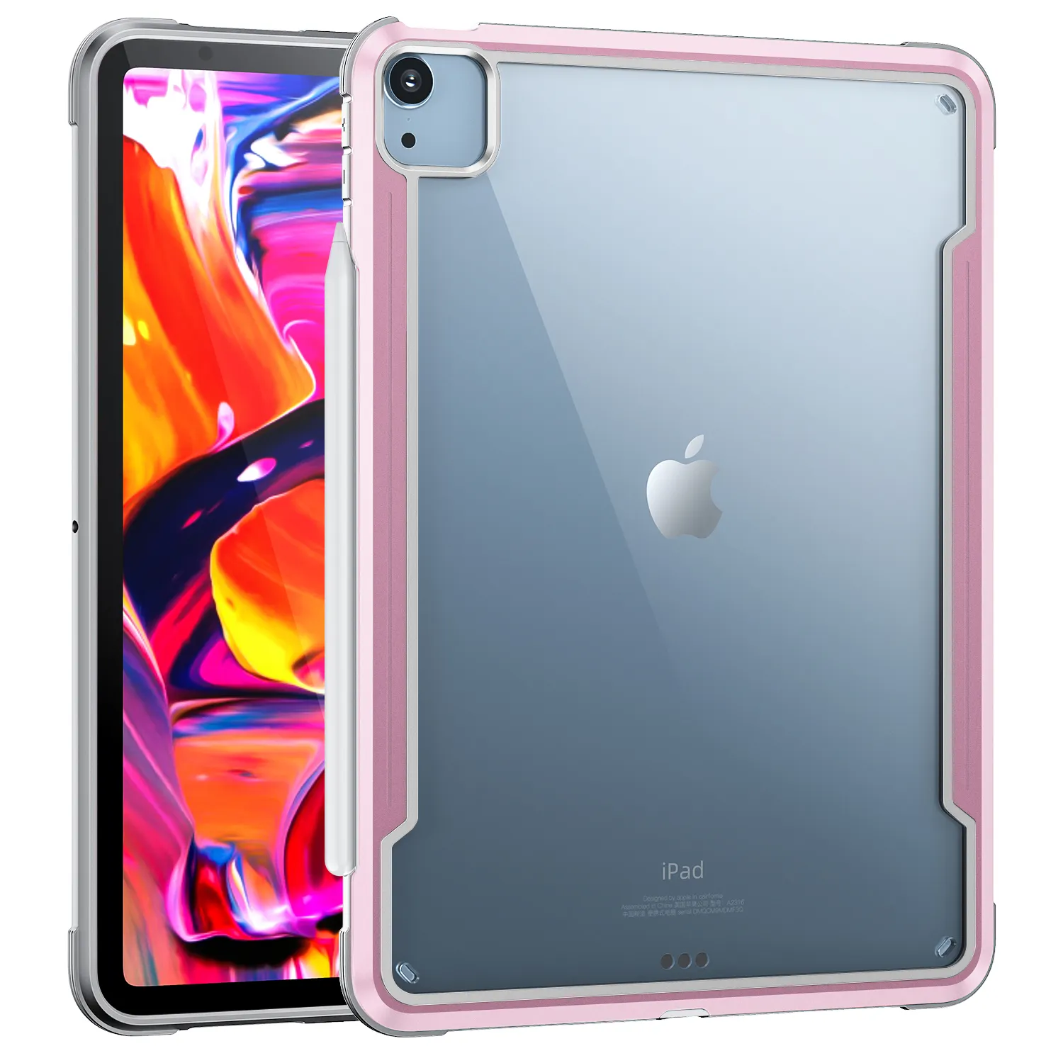 OEM عالية الجودة حافظة لجهاز iPad air5/4 ، معدن شفاف واقية حافظة لجهاز iPad 10.9