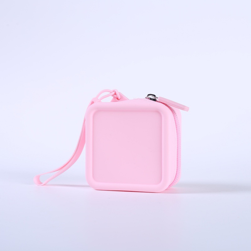 Pink (73 size silicone small square bag 82*82*5)