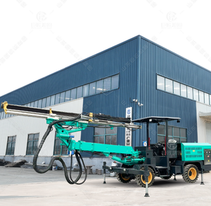 Hoge Prestaties Dubbele Hydraulische Power Head Uitgerust Tunnel Rond Rots Boren Op Wielen Verankeringsboorinstallatie - Product Image 1