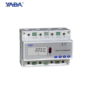 <strong>RS485</strong> Interface <strong>Modbus</strong> Protocol <strong>Digital</strong> Energy Meter New LCD Display Rail Installation Three-Phase AC Charging Station - Product Image 1