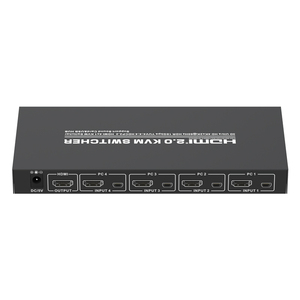 HDMI KVMスイッチ、4K @ 60Hz USB 3.0KVMスイッチ4x1 HDMI 4ポート4x USB 3.0KVMポート、4台のコンピューターを1つのモニターに共有 - Product Image 4
