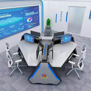 <strong>Computer</strong> Console Desk Center Monitor Console Desk Command Center Console <strong>Customize</strong> Heteromorphic Work Station - Product Image 3