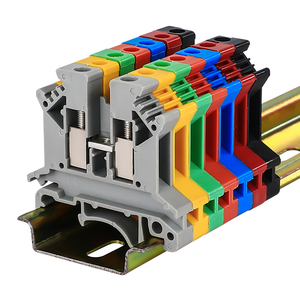 Good Price Wire <strong>Terminal</strong> <strong>Blocks</strong> UK 2.5mm Copper <strong>Terminal</strong> <strong>Block</strong> Din Rail Mounting <strong>Terminal</strong> <strong>Blocks</strong> - Product Image 1