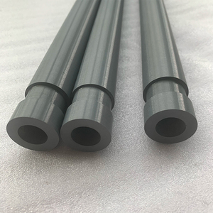 Endüstriyel seramik özel kesim için SINTYRON nitrür bağlı silisyum karbür NB SiC tüpleri işlenmiş - Product Image 1