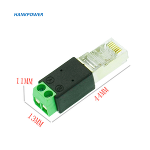 Adaptador de Terminal de red, Conector de alta calidad RJ45 a RS485, RJ45 a 485, 2P, 3P, 4P, 8p - Product Image 5