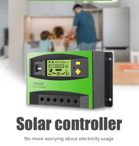 铅酸电池20a 30a 40a 50a 60a PWM太阳能充电控制器智能12v 24v汽车太阳能电池板充电器调节器 - Product Image 6