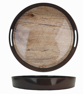 Modern 10-inch Porcelain Dinner Set with Round Pattern Kitchen <strong>Dishes</strong> <strong>Tray</strong> Including Plates Melamine Material for Home Use - Product Image 1