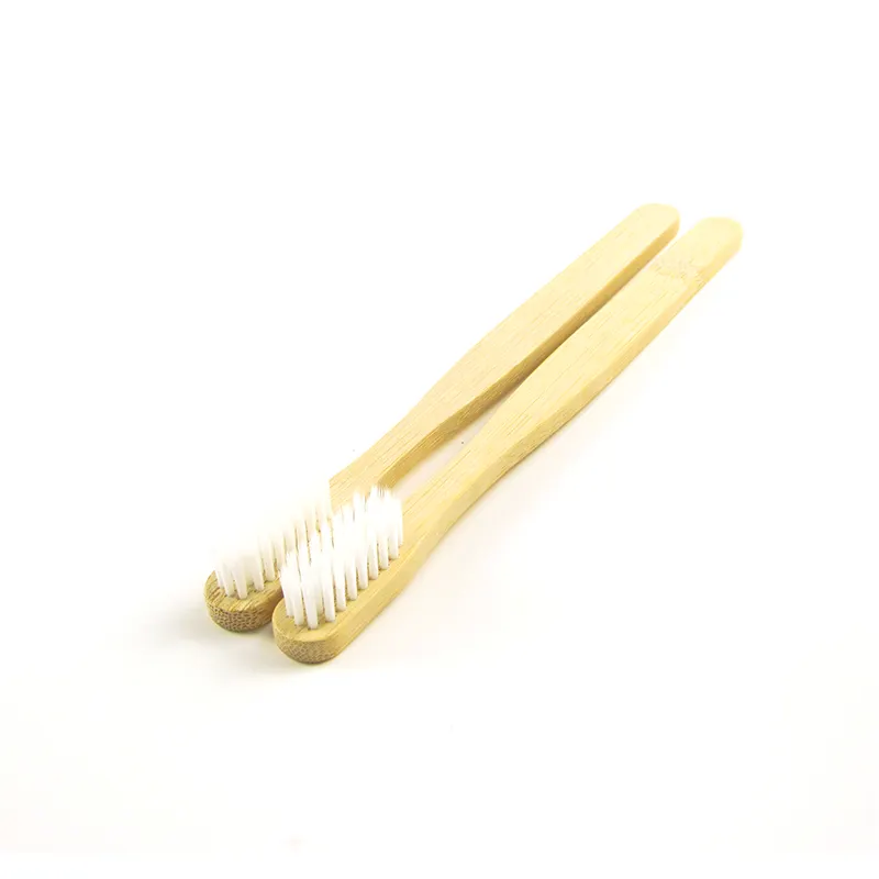 Cepillo dental natural ecológico LOGO personalizado fabricante de cepillos de dientes de madera de cerdas suaves