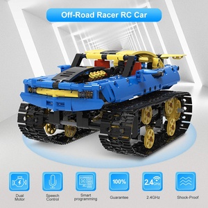 DIY şarj edilebilir uzaktan kumanda öğrenme araba yapı kiti araba tuğla setleri rc araba yapı kiti rc yapı kitleri - Product Image 6
