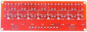 Modulo relè a 8 canali con supporto di isolamento accoppiatore ottico scheda rossa relè Trigger alto e basso livello 24V - Product Image 2