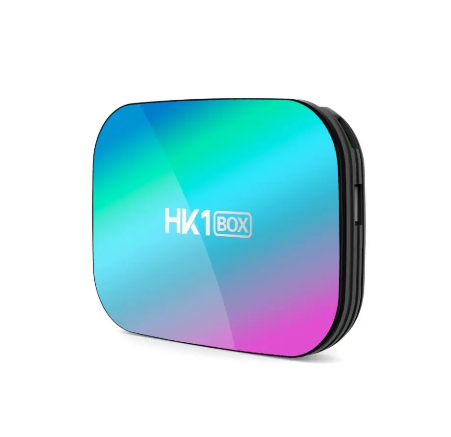 Mini HK1 Quad Core Android TV caja de S905X Dual Wifi inalámbrico Android 9,0 caja de 4G/32G 64G 128GB 4K 8K reproductor de medios