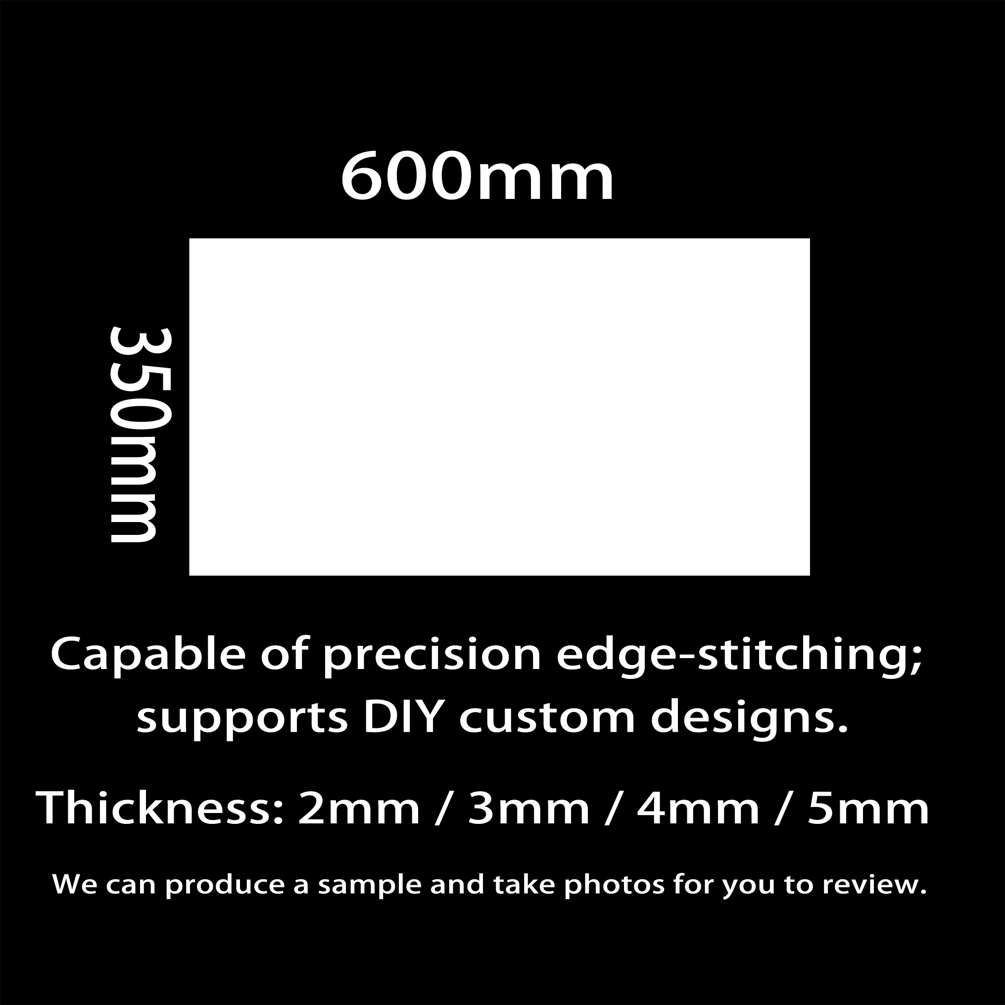 600x350mm