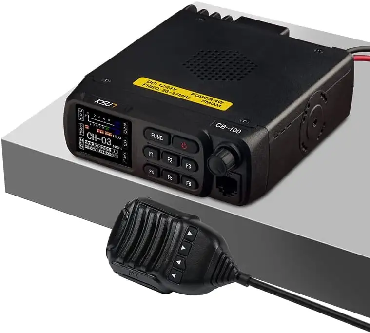 Mobile Walkie Talkie Radio Receiver Shortwave Transceiver AM FM SSB 27MHz Vehicle Mouted Base Station Car CB Radio for Truck Car