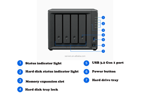 Ds423 + Diskstation 4Tb Nas recinzione di rete Storage Kimax rete collegata Storage Nas Array per il Backup aziendale - Product Image 5